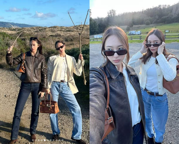 &apos;36세&apos; 제시카, 크리스탈과 자매 여행…확연히 다른 추구미