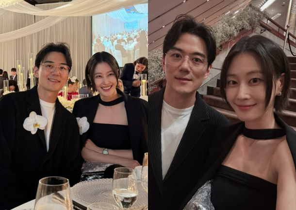 이현이♥홍성기, 이 정도면 민폐하객…비주얼 부부 맞네!