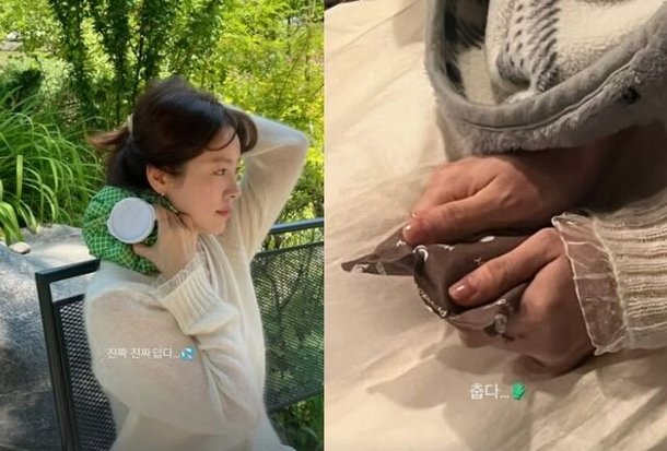 &apos;최정훈♥&apos; 한지민, 덥다 춥다…갱년기 아니고 이의영입니다