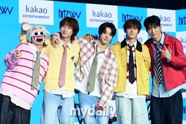하츠웨이브, 데뷔 5개월만 확 달라졌다…청량미 품은 거친 '밴드맨' 강림