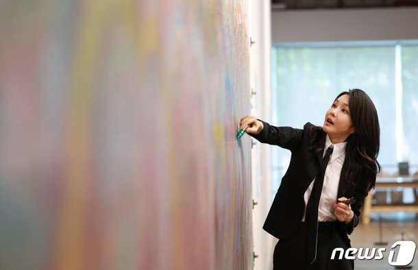 김건희 여사 quot;광주비엔날레, 세계적 미술축제 거듭나길quot;종합
