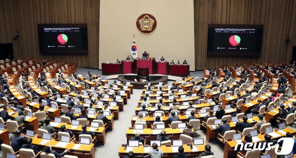 [속보] 尹 대통령 거부 쌍특검법, 국회 재투표서 부결…법안 폐기
