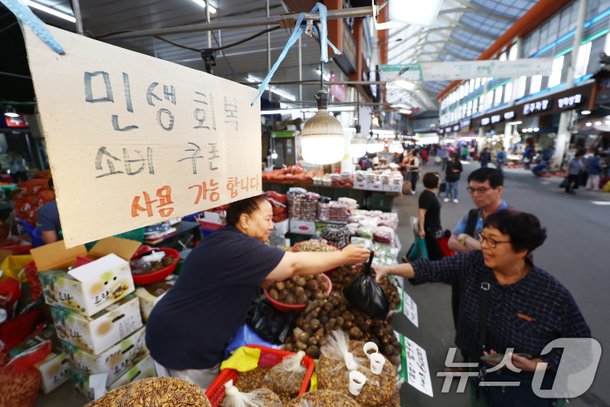 청량리 시장 안내문
