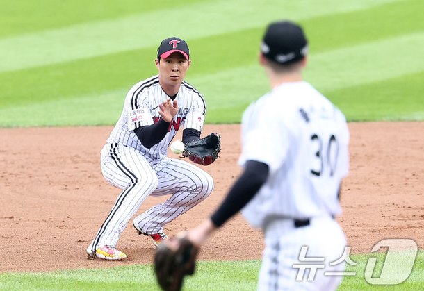 안정적인 수비를 선보인 오지환