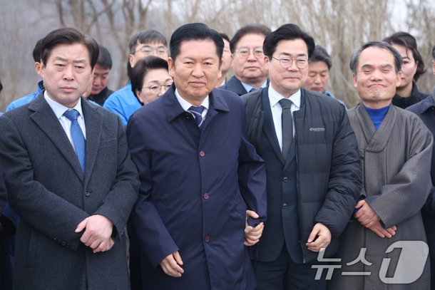 손잡은 정청래·박찬대