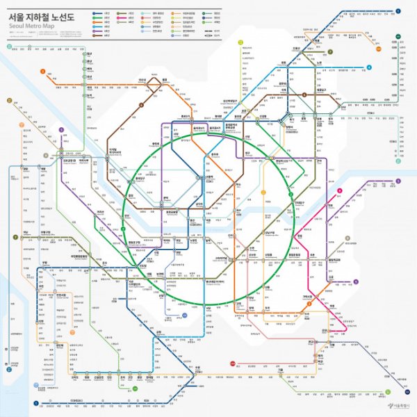 서울 지하철 노선도 40년만에 바뀐다…색맹·색약자도 편하게