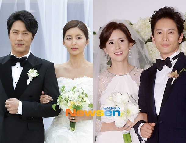 젠슨 애클스와 아내의 결혼식