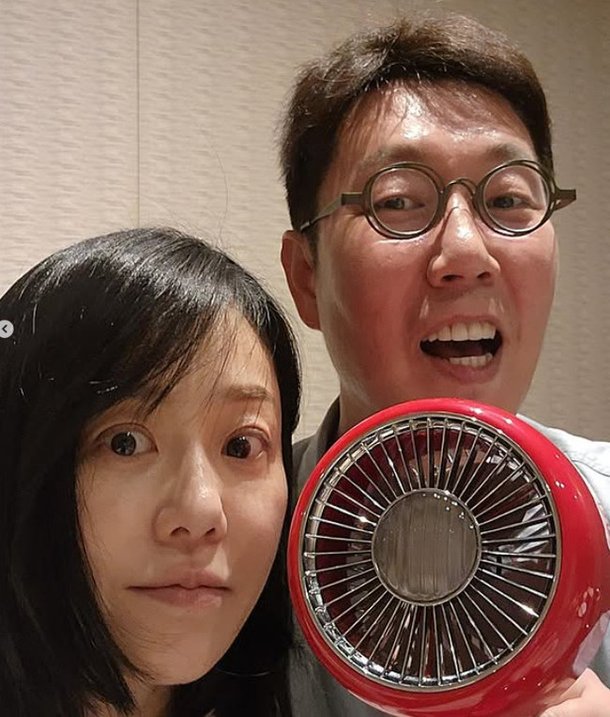 고현정, 개그맨 김영철과 의외의 친분…익살스러운 투샷도 사랑스러워