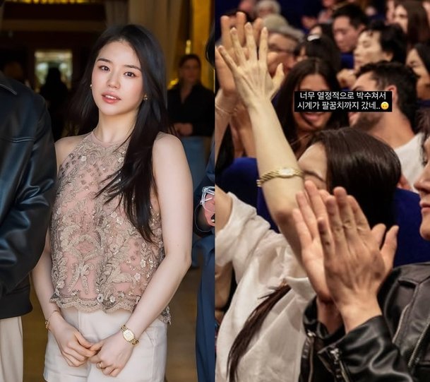 조재현 딸 조혜정, 얼마나 말랐길래 시계가 팔꿈치까지 칸 현장 사진 공개