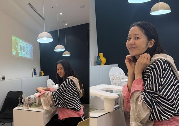 고현정 관리 중 포착, 네일 받을 만큼 건강 회복한 근황