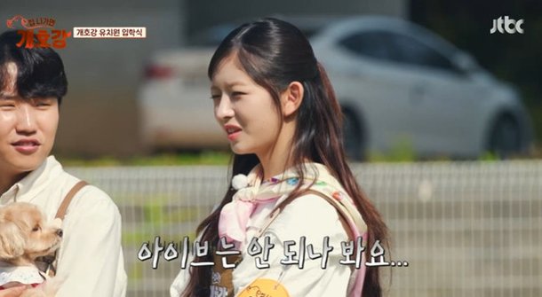 아이브는 안되나봐 레이, 트와이스 노래 부르는 반려견에 시무룩(개호강)