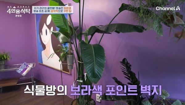 최은경, 셀프 인테리어 집공개 해병대 간 아들 공부방→식물방으로 (4인용식탁)