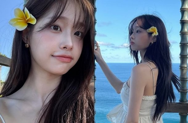 츄, 여름 시작 알리며 &apos;꽃&apos; 피운 비주얼  요즘 츄 미모에 &apos;발리&apos;네