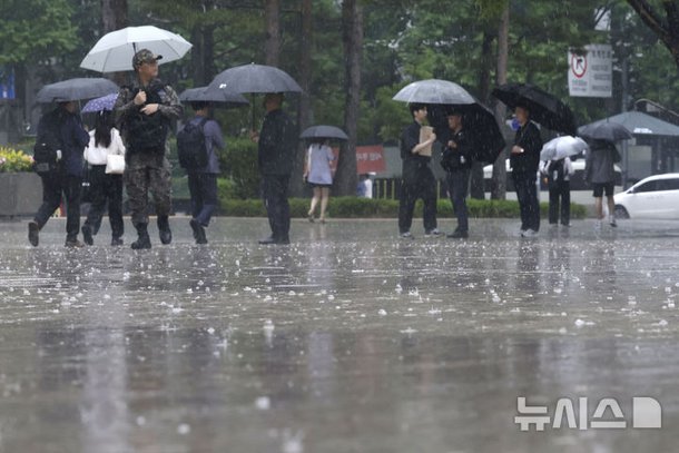 서울 폭우 장면