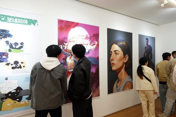 경운대 졸업전시회 현장 이미지