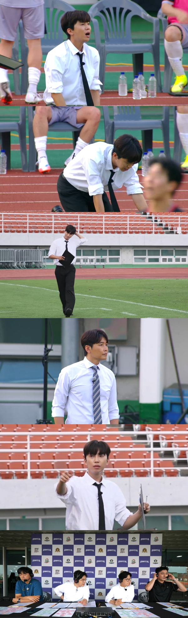 감독 임영웅, 결정적 순간 무릎 꿇다…승부욕 활? (뭉찬4) : 네이트 연예