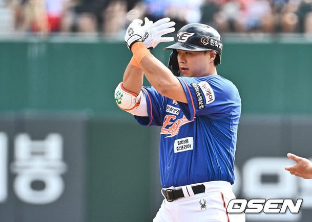 [OSEN=이석우 기자]  Hanwha Kwon Kwang-min. 2024.09.15 / foto0307@osen.co.kr