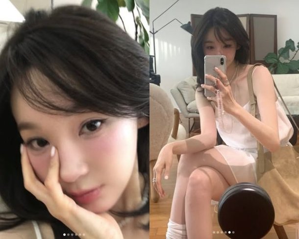 강민경,&apos;얼짱&apos; 출신 답게 수요 가득 얼빡샷…끈나시 원피스도 &apos;아찔&apos;