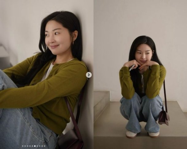 &apos;전진♥&apos; 류이서, 카페서 화보 찍었네…여배우 못지 않는 청순 미모
