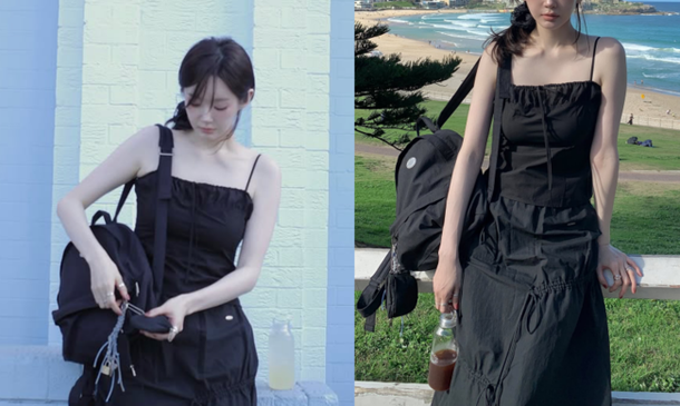미끄러질듯한 매끈함…강민경, 하얗다 못해 빛나는 &apos;투명 피부&apos;