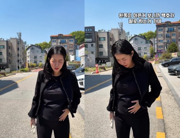 &apos;쌍둥이 임신&apos; 김지혜, 길 걷다 복통 호소…남산만 한 배로 태동 못 느껴
