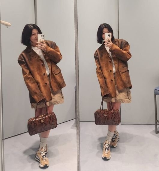 &apos;14kg 감량 46kg&apos; 한혜연, 부러질 것 같은 다리로 명품옷 입고 포즈