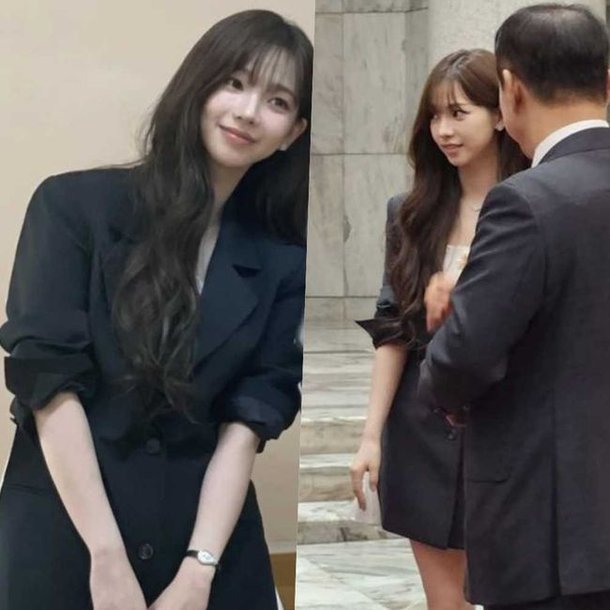 카리나 보다 예쁘다더니…카리나 친언니 결혼식 떴다! 실물에도 관심 집중