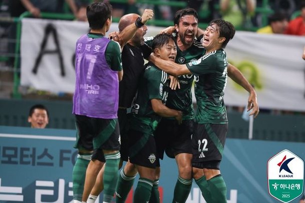 전북 vs 수원FC 대역전승 장면