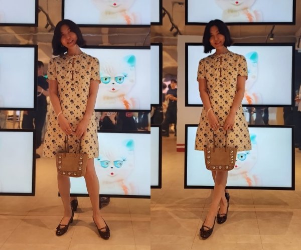 &apos;14kg 감량 46kg&apos; 한혜연, 이런 옷도 잘 어울리네 &apos;러블리 매력&apos;