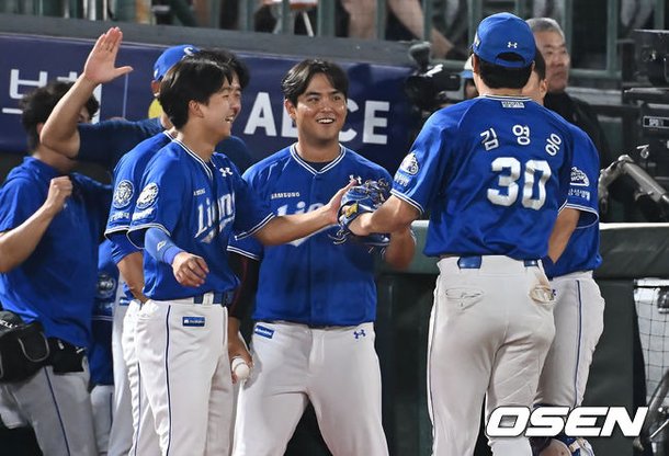삼성 라이온즈 김영웅 수비