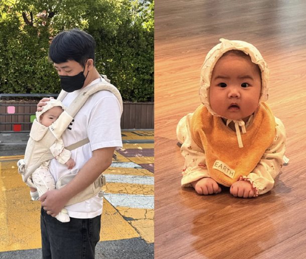 홍진호 6개월 딸, 똘망똘망 눈망울 母 붕어빵 맞네…우는 게 왜 이렇게 귀여운지