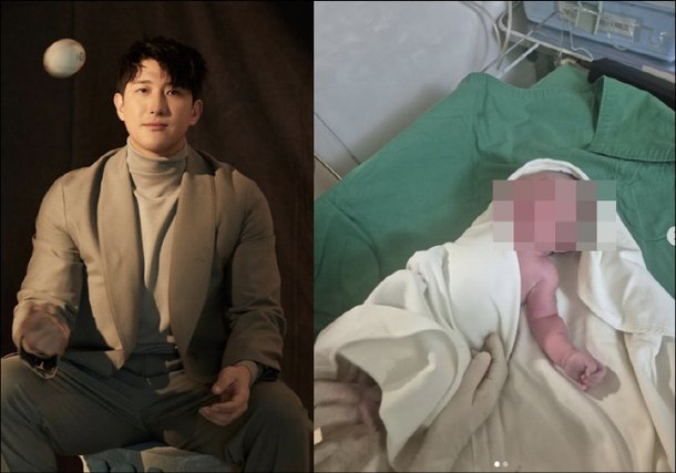 &apos;지연과 이혼&apos; 황재균, 아기 품에 안았다 빨리 커서 야구하자