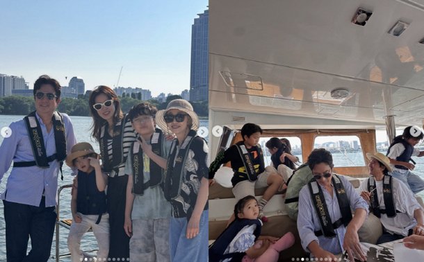 &apos;100억家&apos; 정준호♥이하정, 요트 통째 빌린 럭셔리 나들이