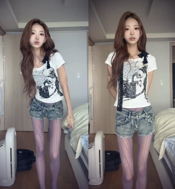 96kg→41kg 최준희, 시스루에 드러난 &apos;앙상 각선미&apos;