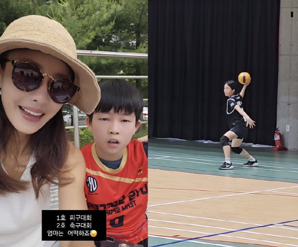 &apos;싱글맘&apos; 이지현, 나홀로 육아 쉽지 않네…행사 겹친 남매에 어딜가도 한쪽은 서운