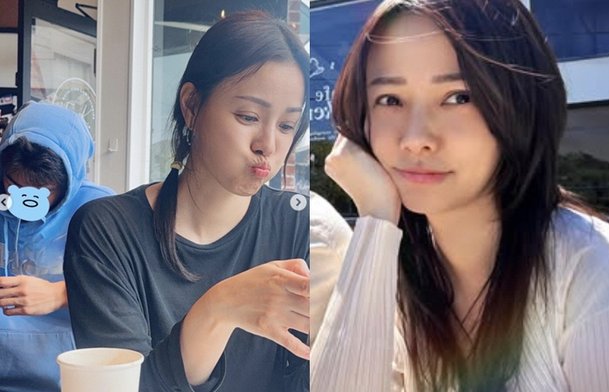 &apos;권상우♥&apos; 손태영, 美 학부모들 사이 혼자 연예인…비주얼 독보적이네