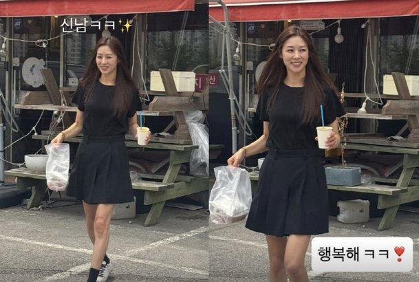 &apos;강경준 불륜 용서&apos; 장신영, 파파라치컷 공개…행복해 완전히 회복된 일상