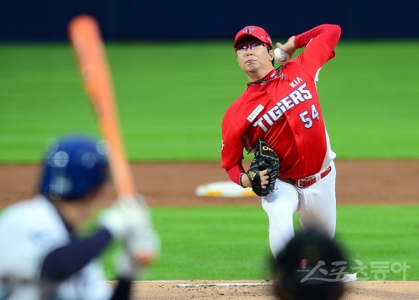 (온)양현종 ‘토종 에이스의 위력 투구’