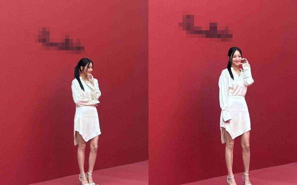 조보아, 깡마른 몸매에 한 줌 허벅지 눈길 [스한★그램]
