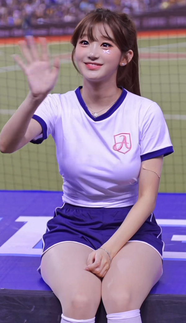 언론 보도에 소개된 이주은 치어리더 이미지