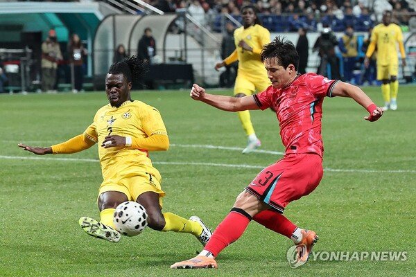 세리머니 중인 이태석