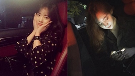 Han Seo Hee di dalam mobil mewahnya