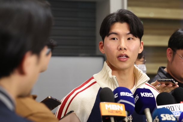 김혜성 귀국 인터뷰 현장