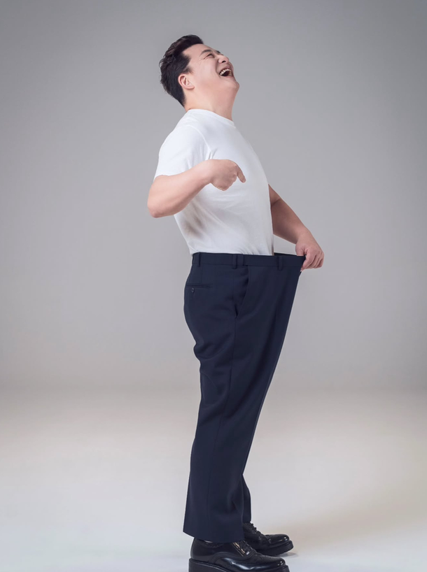 105kg→78kg 감량한 윤정수, 신혼여행 사진 보니…