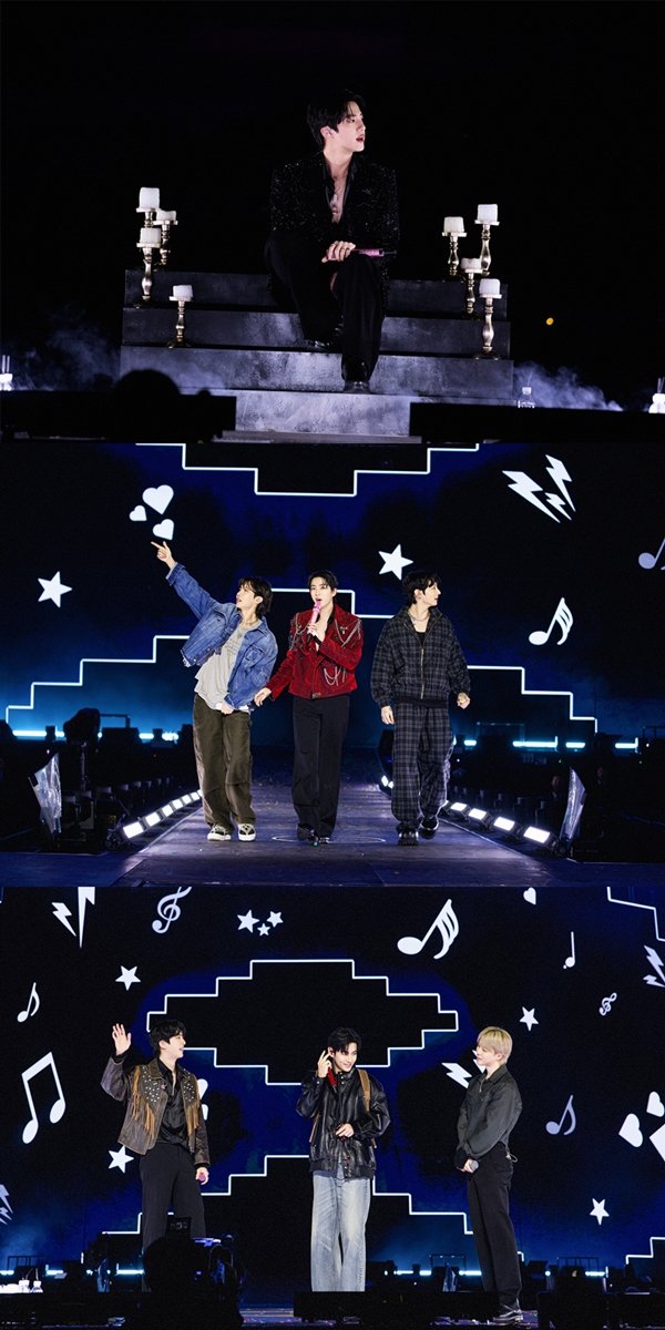 제이홉·정국→뷔·지민' 진 팬콘 지원사격 의리, 방탄소년단 완전체