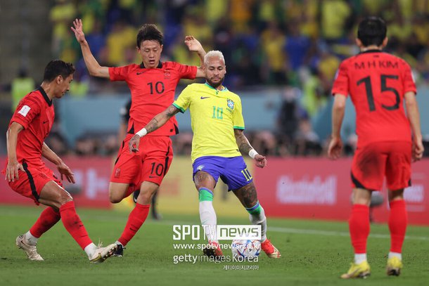 ▲ Brasil e Neymar venceram a Coreia no Mundial do Catar e chegaram às quartas de final, mas perderam para a Croácia.