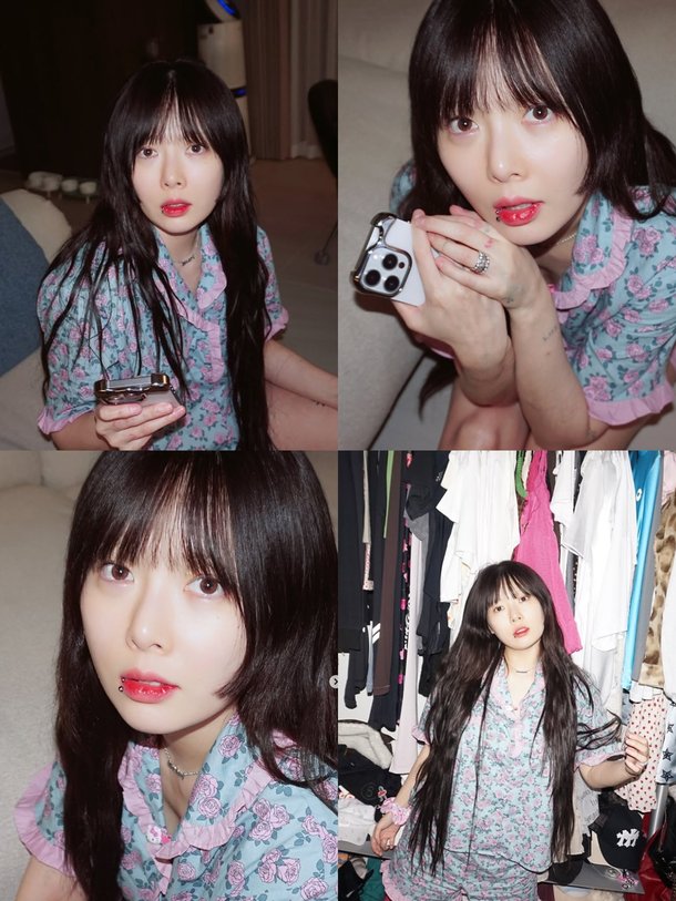 현아, 잠옷+피어싱인데 &apos;패셔너블&apos; 내추럴 근황 눈길 [스타★샷]