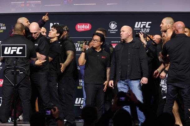 네이트 스포츠 UFC 328 관련 이미지