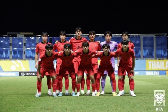 韓国U-17代表 /写真=大韓サッカー連盟提供