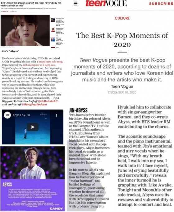 A música emocionante do BTS, 'Abyss', ocupa o primeiro lugar no iTunes em 20 países